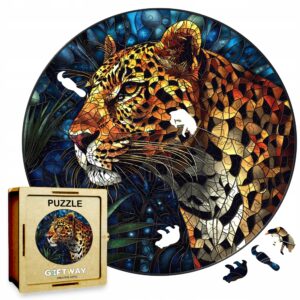 Puzzle Drewniane Gepard 3D Układanka dla Dorosłych 224 el. v.1