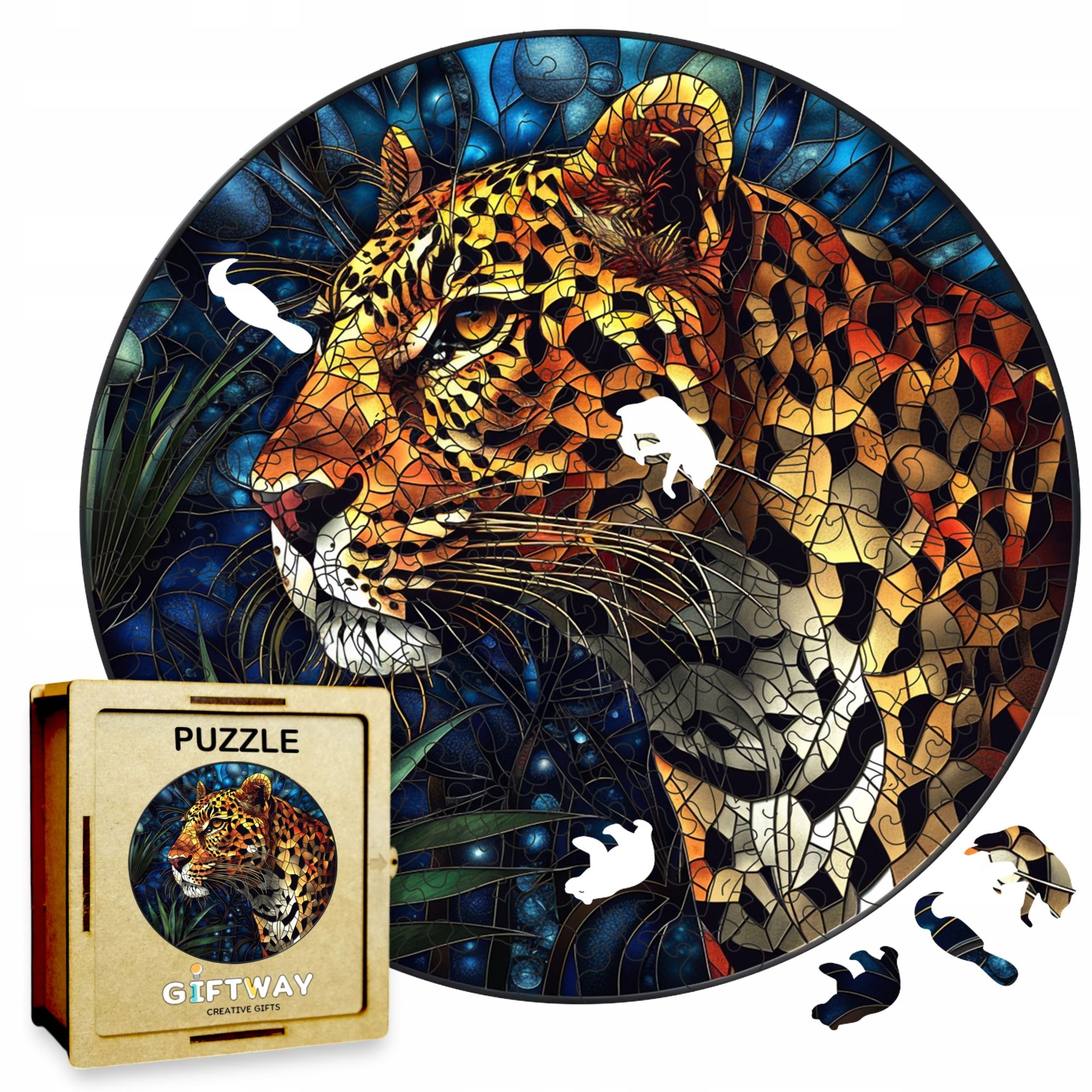 Puzzle Drewniane Gepard 3D Układanka dla Dorosłych 224 el. v.1 Puzzle Drewniane Gepard 3D Układanka dla Dorosłych 224 el. v.1