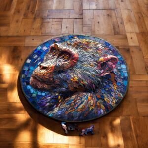 Puzzle Drewniane Małpa 3D Układanka dla Dorosłych 224 el. v.3