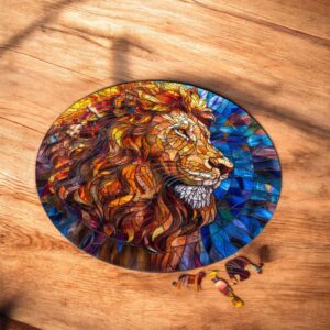 Puzzle Drewniane Lew 3D Układanka dla Dorosłych 224 el. v.2