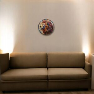 Puzzle Drewniane Lew 3D Układanka dla Dorosłych 224 el. v.3