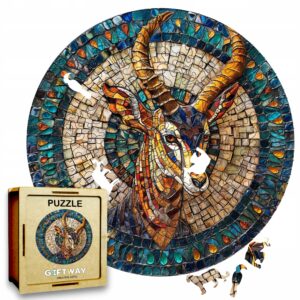Puzzle Drewniane Gazela 3D Układanka dla Dorosłych 224 el. v.2