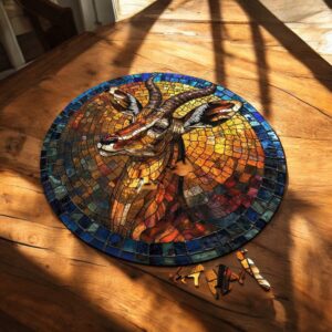 Puzzle Drewniane Gazela 3D Układanka dla Dorosłych 224 el. v.4