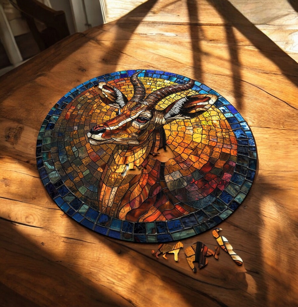 Puzzle Drewniane Gazela 3D Układanka dla Dorosłych 224 el. v.4 Puzzle Drewniane Gazela 3D Układanka dla Dorosłych 224 el. v.4