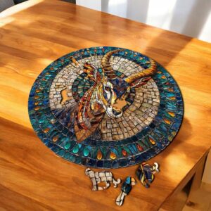 Puzzle Drewniane Gazela 3D Układanka dla Dorosłych 224 el. v.2