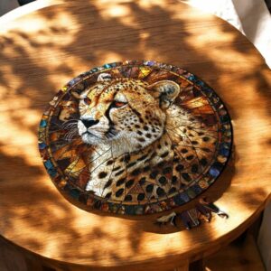 Puzzle Drewniane Gepard 3D Układanka dla Dorosłych 224 el. v.4