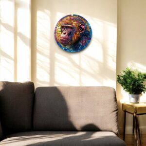 Puzzle Drewniane Małpa 3D Układanka dla Dorosłych 224 el. v.2