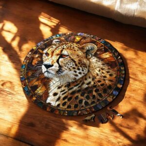 Puzzle Drewniane Gepard 3D Układanka dla Dorosłych 224 el. v.4