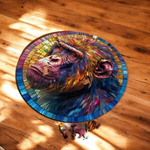 Puzzle Drewniane Małpa 3D Układanka dla Dorosłych 224 el. v.2