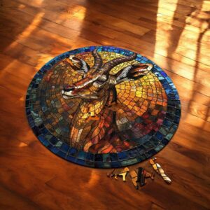 Puzzle Drewniane Gazela 3D Układanka dla Dorosłych 224 el. v.4