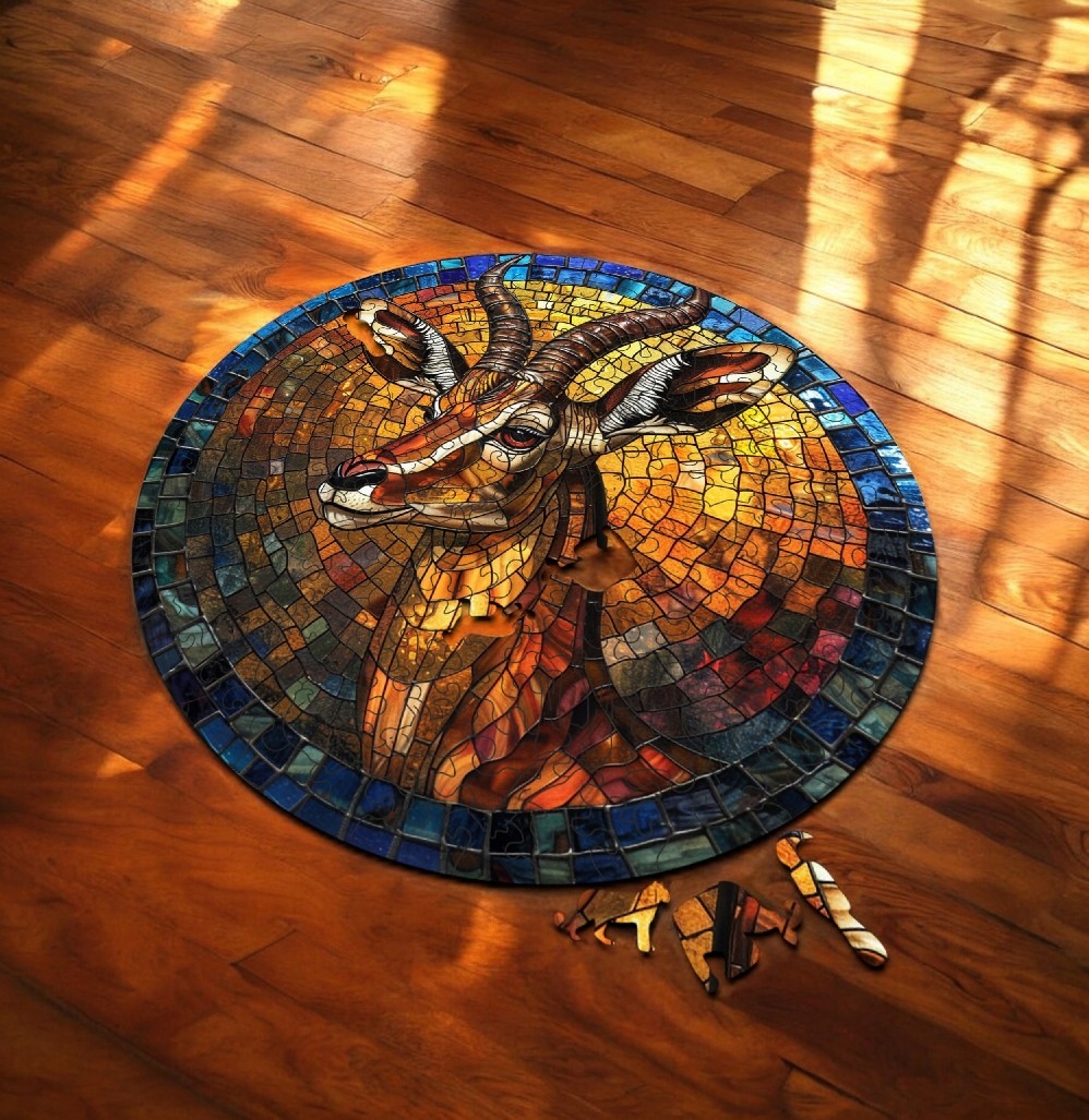 Puzzle Drewniane Gazela 3D Układanka dla Dorosłych 224 el. v.4 Puzzle Drewniane Gazela 3D Układanka dla Dorosłych 224 el. v.4