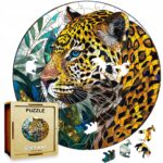 Puzzle Drewniane Lampart 3D Układanka dla Dorosłych  224 el.