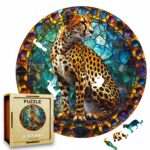 Puzzle Drewniane Gepard 3D Układanka dla Dorosłych 224 el. v.7