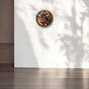 Puzzle Drewniane Bizon 3D Układanka dla Dorosłych 224 el. v.3