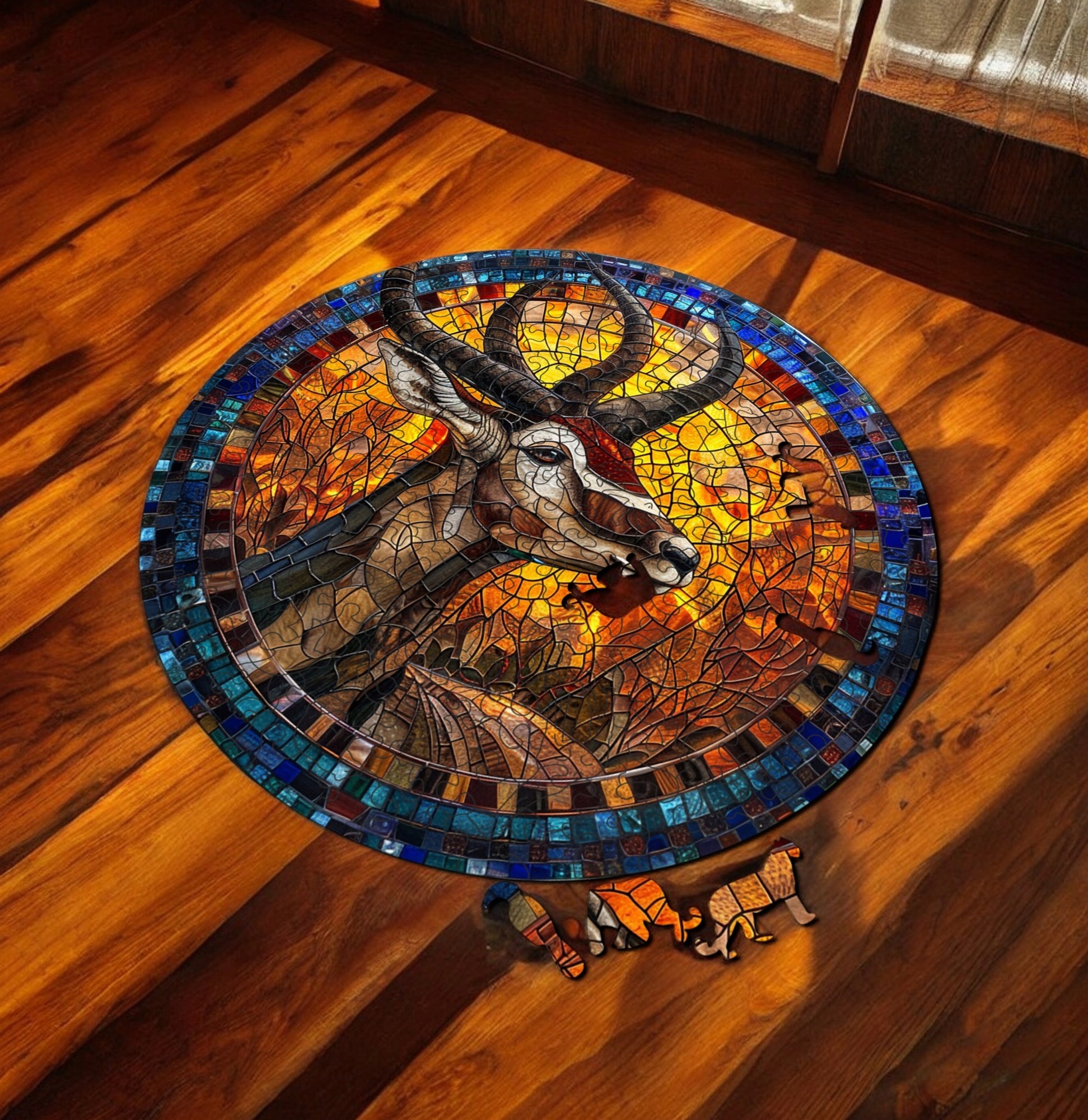 Puzzle Drewniane Gazela 3D Układanka dla Dorosłych 224 el. v.3 Puzzle Drewniane Gazela 3D Układanka dla Dorosłych 224 el. v.3