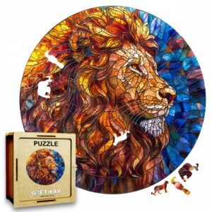 Puzzle Drewniane Lew 3D Układanka dla Dorosłych 224 el. v.2