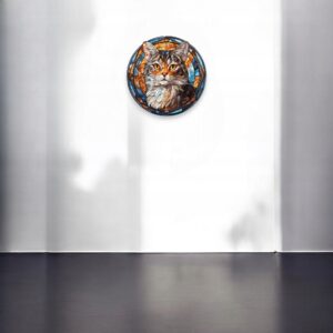 Puzzle Drewniane Kot 224 el. Układanka dla Dorosłych Premium Zwierzęta v.19