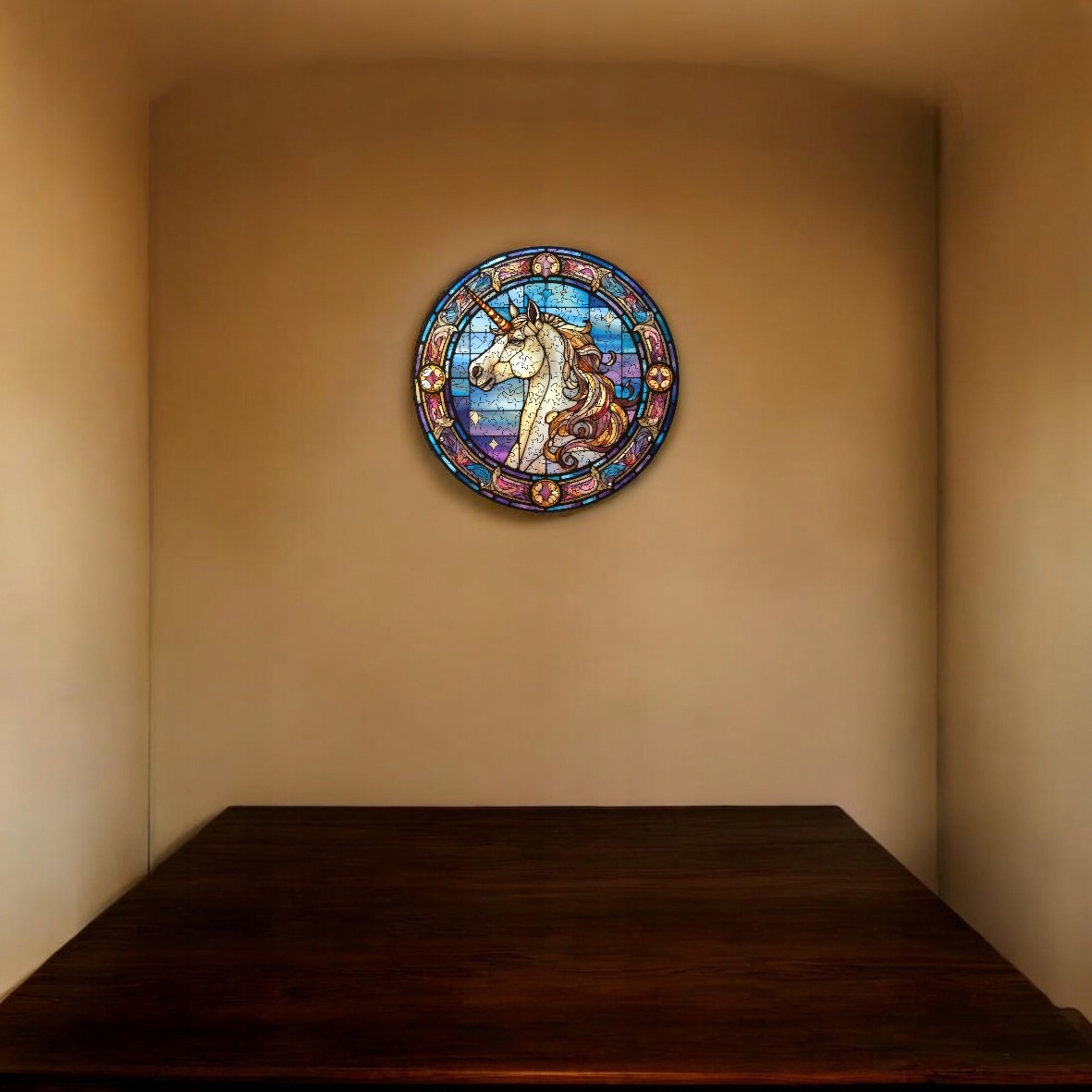 Puzzle Drewniane Jednorożec 217 el. Układanka dla Dorosłych Premium v.12 Puzzle Drewniane Jednorożec 217 el. Układanka dla Dorosłych Premium v.12