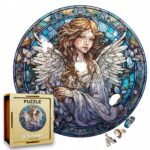 Puzzle Drewniane Anioł 208 el. Układanka dla Dorosłych Katolickie v.11