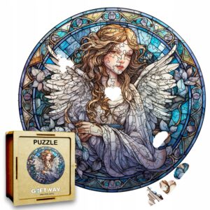 Puzzle Drewniane Anioł 208 el. Układanka dla Dorosłych Katolickie v.11