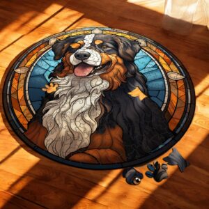 Puzzle Drewniane Pies 217 el. Układanka dla Dorosłych Premium Zwierzęta v.7