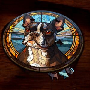 Puzzle Drewniane Pies 217 el. Układanka dla Dorosłych Premium Zwierzęta v.8