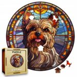 Puzzle Drewniane Pies 217 el. Układanka dla Dorosłych Premium Zwierzęta v14