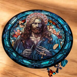 Puzzle Drewniane Jezus 208 el. Układanka dla Dorosłych Katolickie v.21