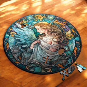 Puzzle Drewniane Anioł 208 el. Układanka dla Dorosłych Katolickie v.3