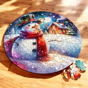 Puzzle Drewniane Boże Narodzenie 217 el. Układanka dla Dorosłych Święta v.5