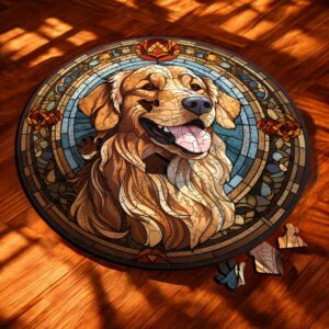 Puzzle Drewniane Pies 217 el. Układanka dla Dorosłych Premium Zwierzęta v18