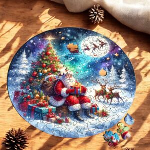 Puzzle Drewniane Boże Narodzenie 217 el. Układanka dla Dorosłych Święta v.3