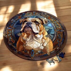 Puzzle Drewniane Pies 217 el. Układanka dla Dorosłych Premium Zwierzęta v.9