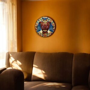 Puzzle Drewniane Sowa 150 el. Układanka dla Dorosłych Premium Zwierzęta v16