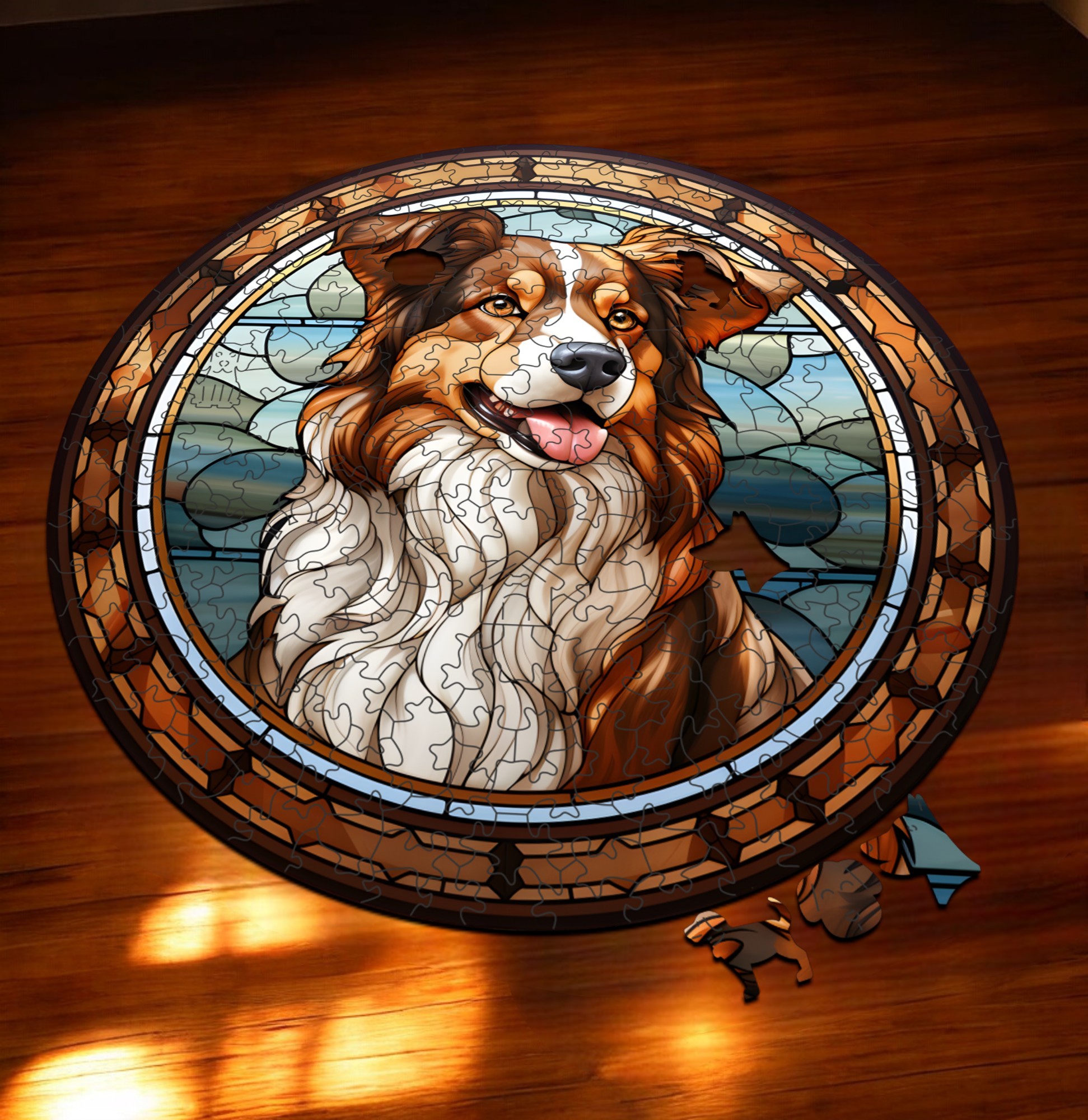 Puzzle Drewniane Pies 217 el. Układanka dla Dorosłych Premium Zwierzęta v.1 Puzzle Drewniane Pies 217 el. Układanka dla Dorosłych Premium Zwierzęta v.1