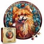 Puzzle Drewniane Pies 217 el. Układanka dla Dorosłych Premium Zwierzęta v20