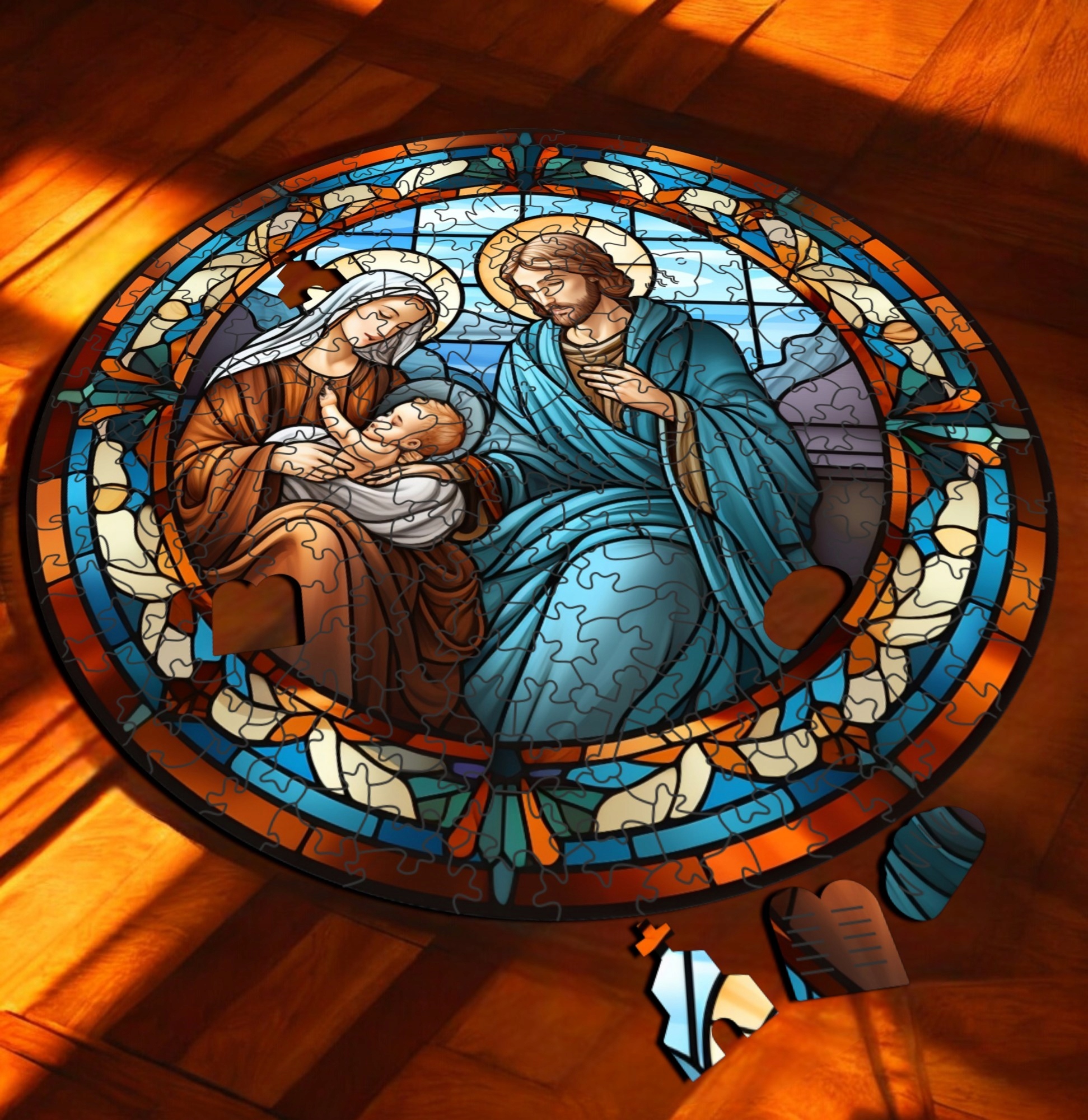 Puzzle Drewniane Stajenka 208 el. Układanka dla Dorosłych Katolickie v.14 Puzzle Drewniane Stajenka 208 el. Układanka dla Dorosłych Katolickie v.14