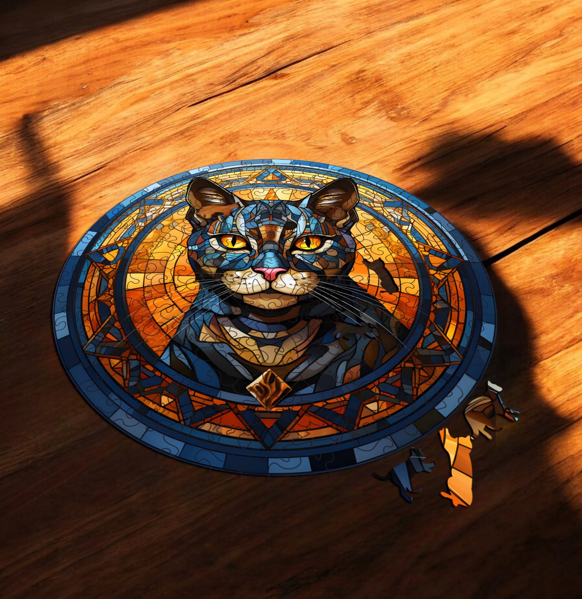 Puzzle Drewniane Kot 224 el. Układanka dla Dorosłych Premium Zwierzęta v.37 Puzzle Drewniane Kot 224 el. Układanka dla Dorosłych Premium Zwierzęta v.37