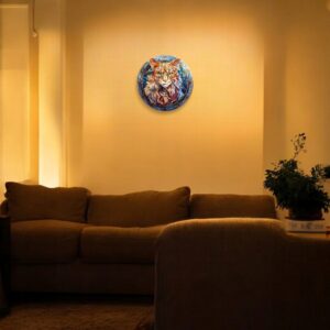 Puzzle Drewniane Kot 224 el. Układanka dla Dorosłych Premium Zwierzęta v.6