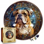 Puzzle Drewniane Pies 217 el. Układanka dla Dorosłych Premium Zwierzęta v.9