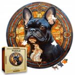 Puzzle Drewniane Pies 217 el. Układanka dla Dorosłych Premium Zwierzęta v15