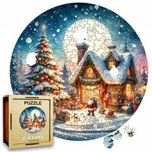 Puzzle Drewniane Boże Narodzenie 217 el. Układanka dla Dorosłych Święta