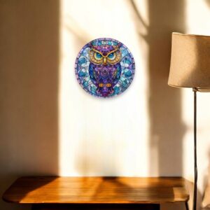 Puzzle Drewniane Sowa 150 el. Układanka dla Dorosłych Premium Zwierzęta v12