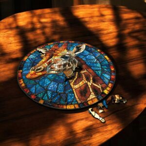 Puzzle Drewniane Żyrafa 224 el. Układanka dla Dorosłych 3D Zwierzęta v.1