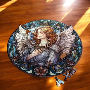 Puzzle Drewniane Anioł 208 el. Układanka dla Dorosłych Katolickie v.26