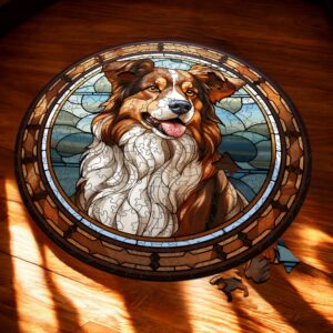 Puzzle Drewniane Pies 217 el. Układanka dla Dorosłych Premium Zwierzęta v.1