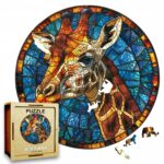 Puzzle Drewniane Żyrafa 224 el. Układanka dla Dorosłych 3D Zwierzęta v.1