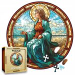 Puzzle Drewniane Maryja 208 el. Układanka dla Dorosłych Katolickie v.20