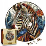 Puzzle Drewniane Zebra 224 el. Układanka dla Dorosłych 3D Zwierzęta v.1