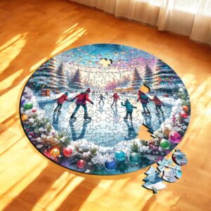 Puzzle Drewniane Boże Narodzenie 217 el. Układanka dla Dorosłych Święta v.6